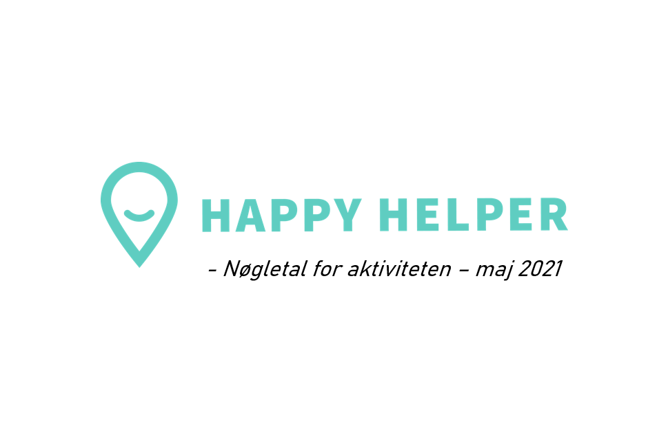 Happy Helper - nøgletal maj 2021