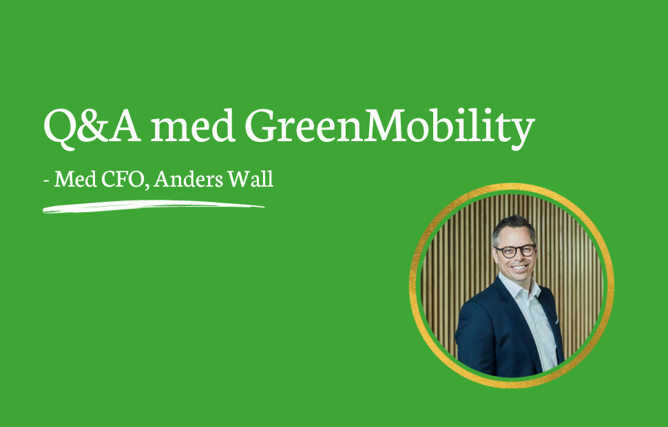 GreenMobility: Q&A med CFO