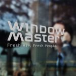 WindowMaster logo på væg